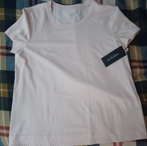 Lafayette 148 size M macaroon cotton tee